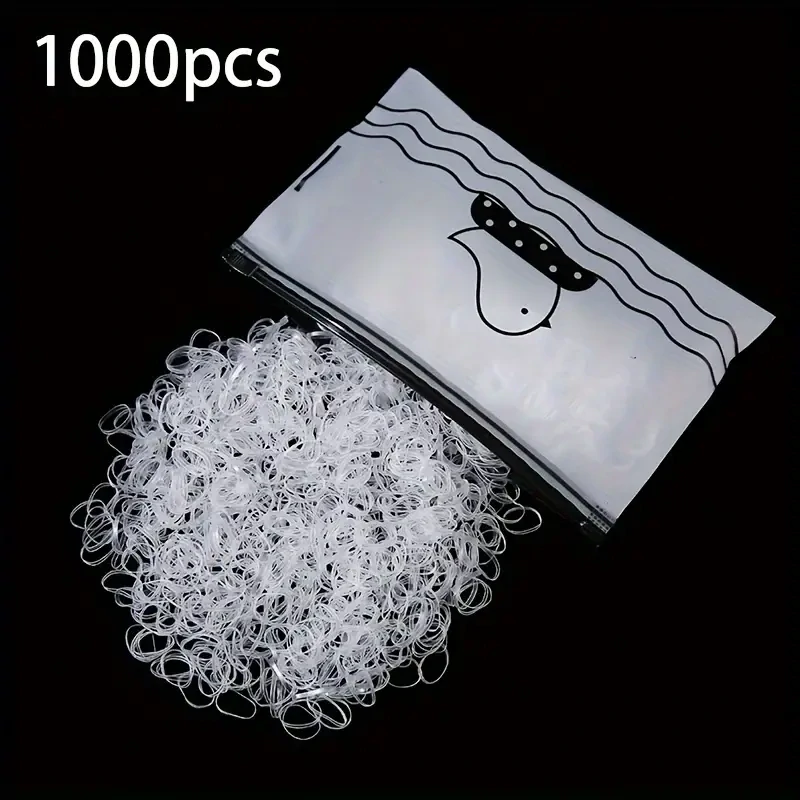 1000 kusů gumiček do vlasů