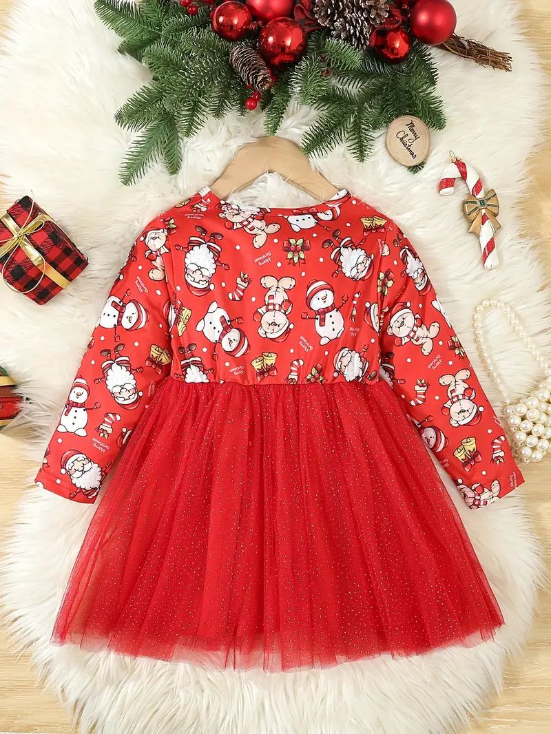 Vánoční šaty sněhulák a santa