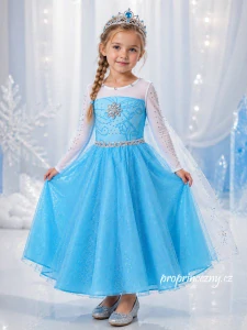 Dětské šaty Ledová princezna Elsa