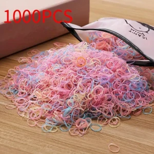 1000 kusů gumiček do vlasů