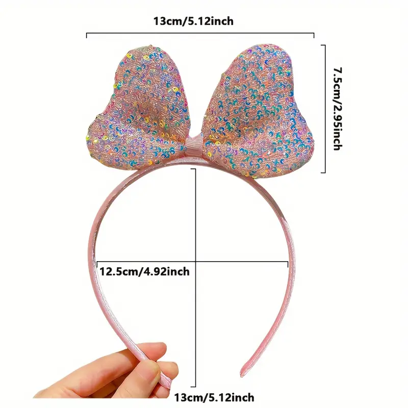 Čelenka mašle s flitry