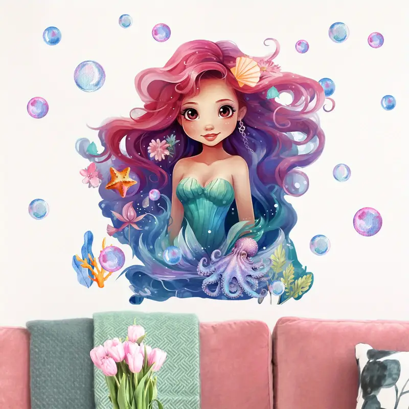 Dekorace na zeď Mořská panna