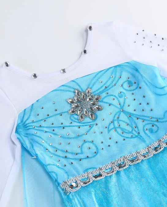 Dětské šaty Ledová princezna Elsa