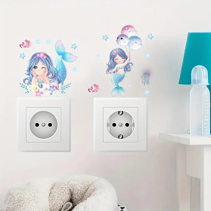 Samolepky na zeď Mořská panna