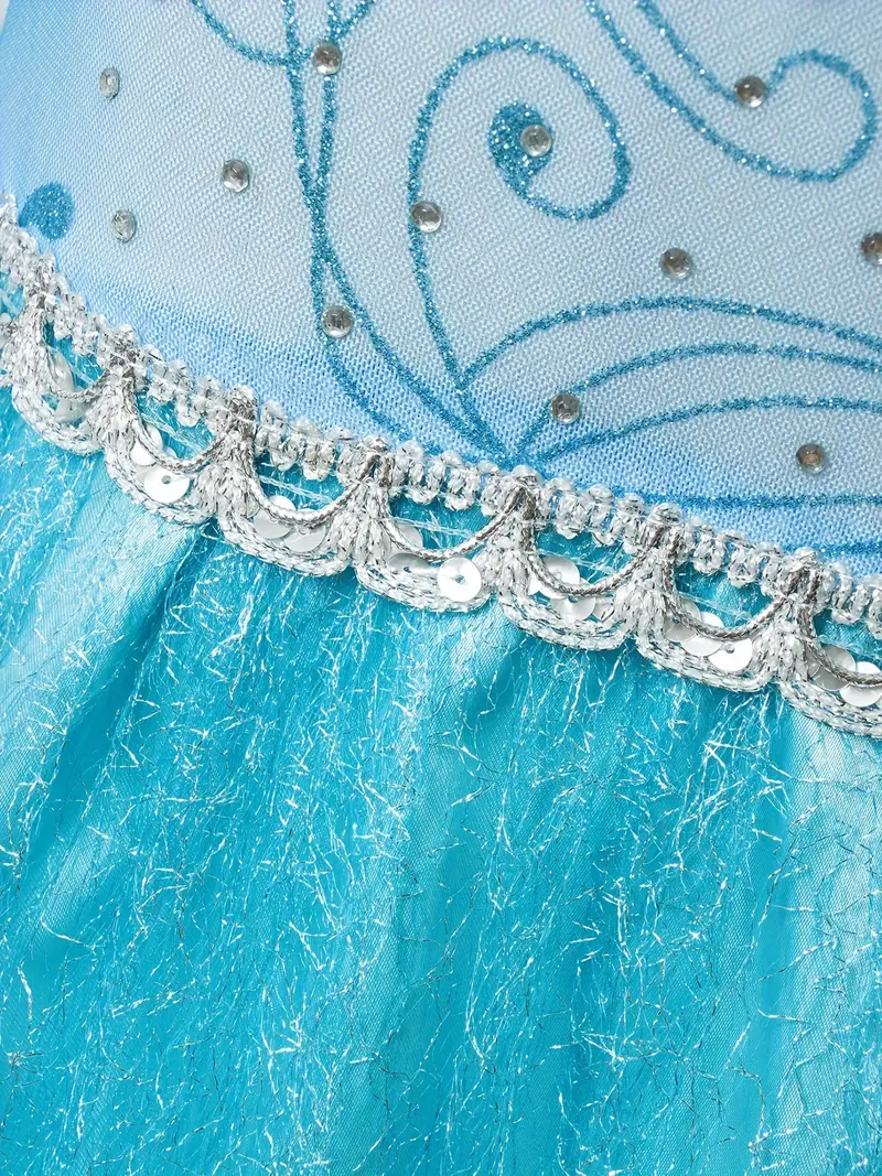 Princeznovské šaty – Ledová královna (dětský kostým)