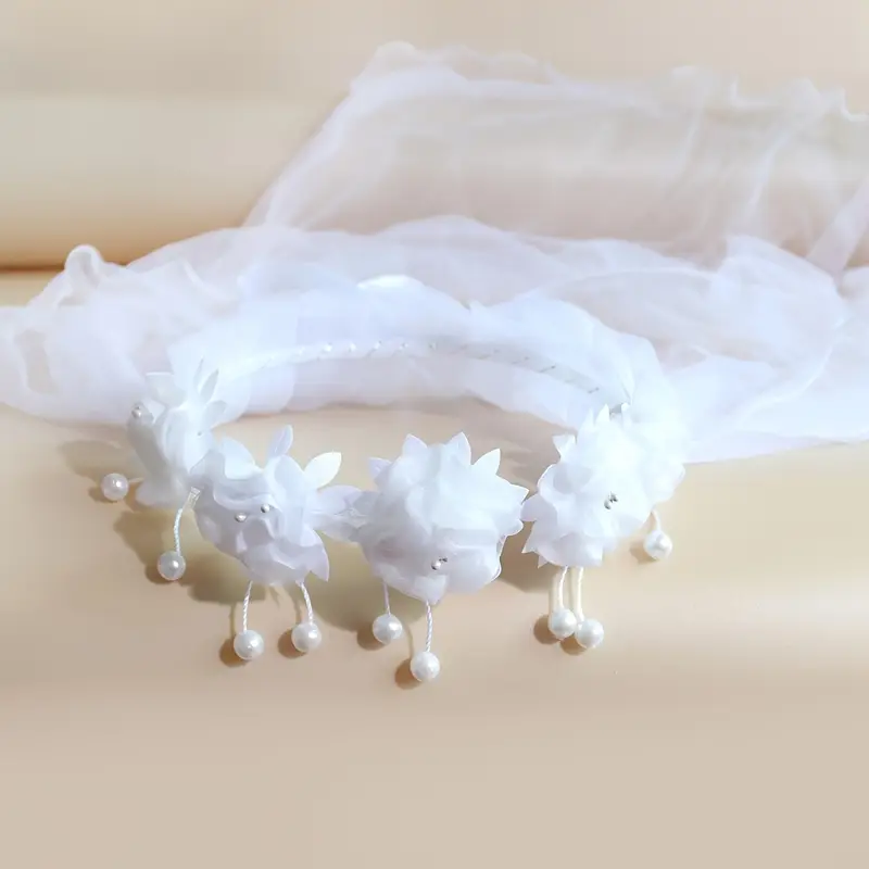 Dětský závoj s čelenkou