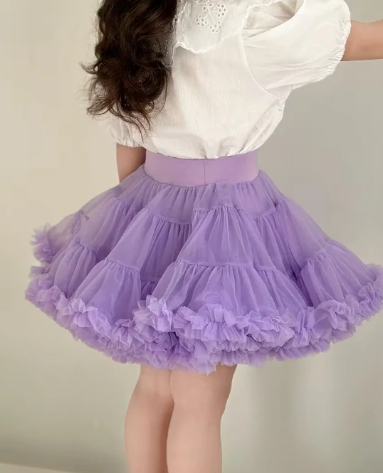 Dívčí tylová sukně fialová –  tutu sukně pro holčičky