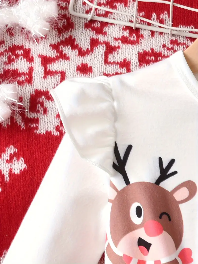 Vánoční šaty sob a santa