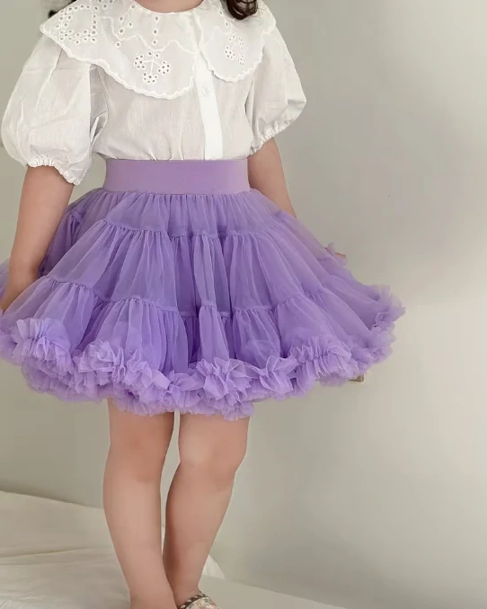 Dívčí tylová sukně fialová –  tutu sukně pro holčičky