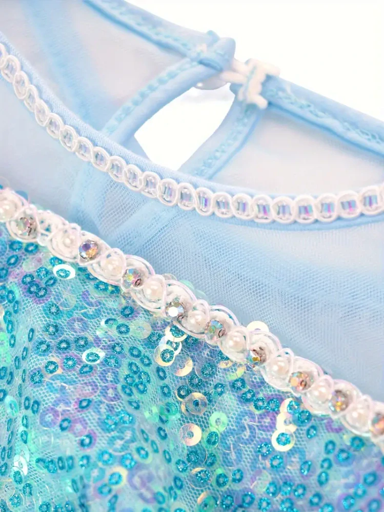 Šaty princezna modré