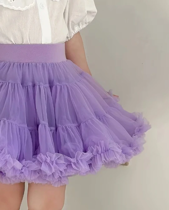 Dívčí tylová sukně fialová –  tutu sukně pro holčičky