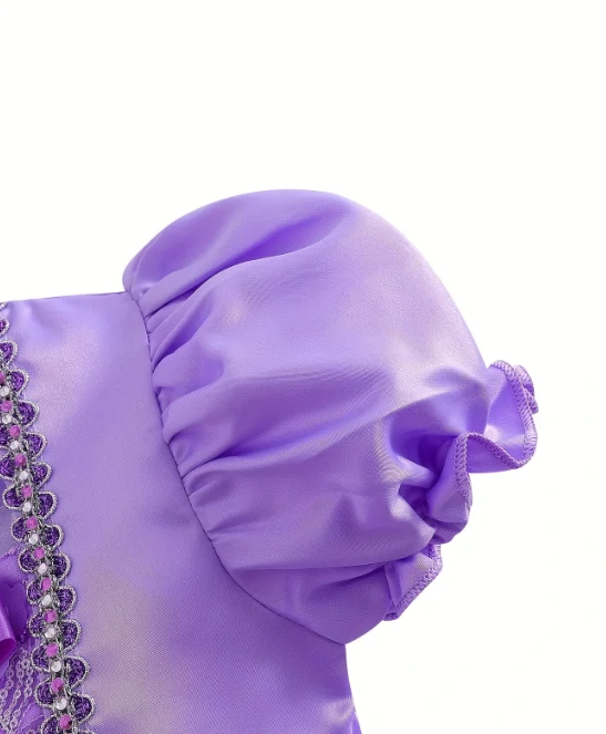 Fialové princeznovské šaty Sofie První