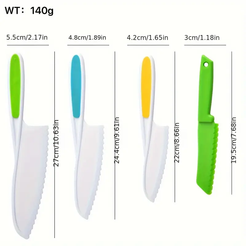 Montessori dětské kuchyňské nože a sada pomůcek