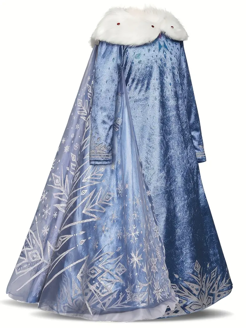 Dětské šaty Elza Ledové království - zimní verze