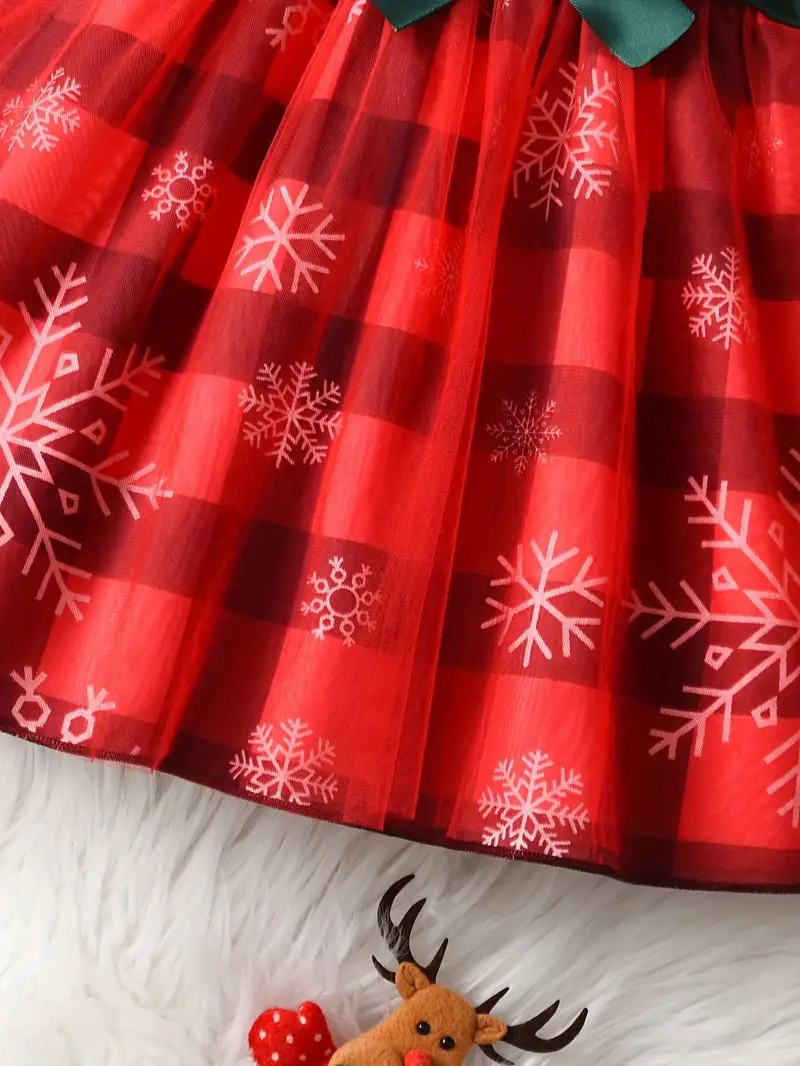 Vánoční šaty sob a santa